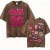 Alex Warren Moon Kunstwerk Musiktour 2026 Vintage Washed T-Shirt Herren Damen Mode Punk Hip Hop T-Shirts Sommer Oberteile Lockeres T-Shirt