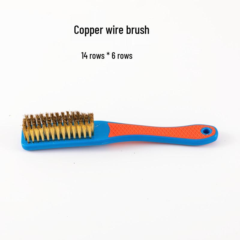 Plastová rukojeť Ocelový drátěný kartáč pro čištění Wenwan, King Kong Bodhi a ořechových předmětů s měděným drátem a kančími štětinami