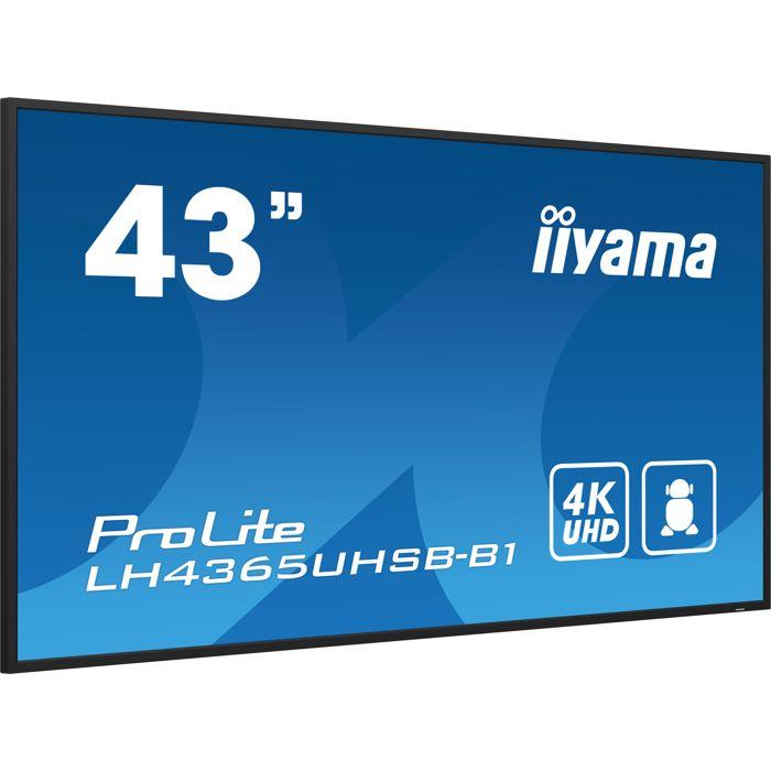 Écran LCD - Iiyama - ProLite LH4365UHSB-B1 - 43" - 4K UHD - Rétro-éclairé Par LED