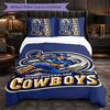North Queensland Cowboys Muster Mikrofaser 3-teiliges Bettwäsche-Set Dekor Bettbezug-Set Für Schlafzimmer Heimgebrauch