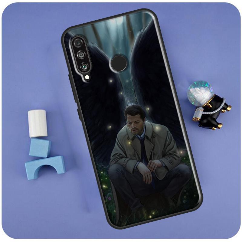 Angel Castiel Supernatural Case For Huawei P30 P20 P40 Lite Nova 11 Pro 3i 8i 11i 9 10 SE 5T Y60 Y61 Y70 Y90 Y91 Cover
