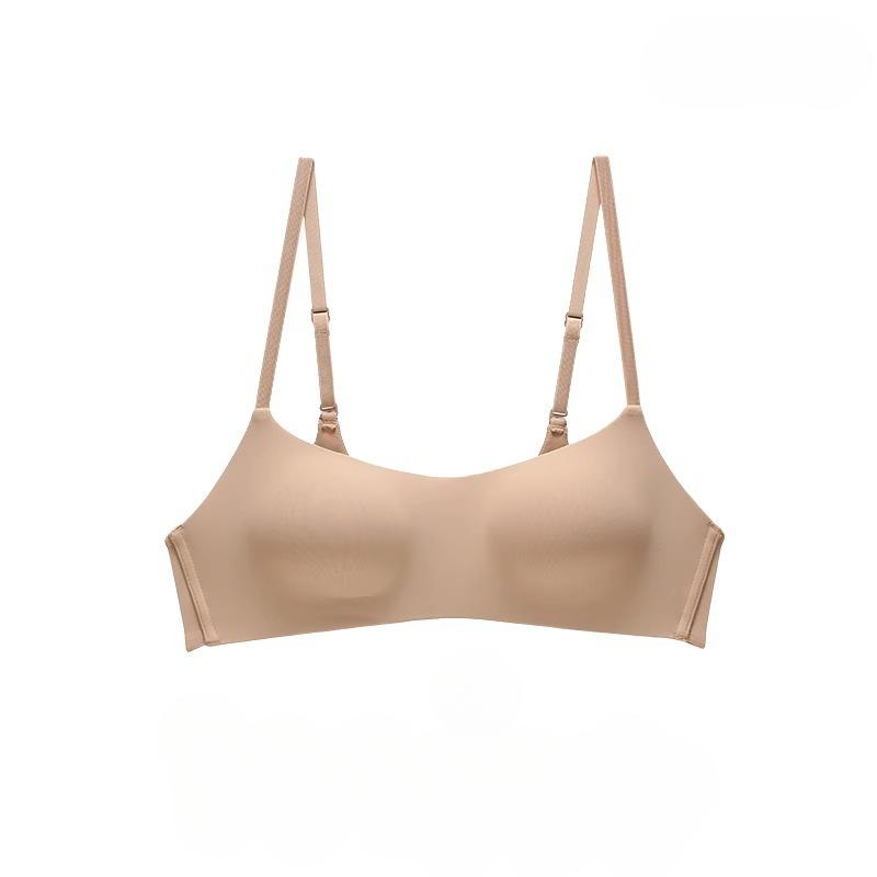 

Бесследное тонкое нижнее белье, большая грудь показывает маленькую грудь, спортивная сборка и интегрированная фиксация XL【38/5AB】 коричневый