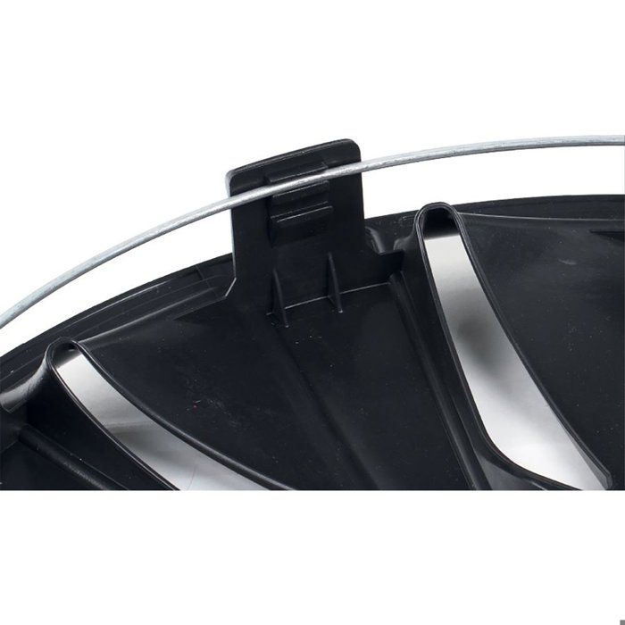 Sparco Lazio 14" Black and Grey Hubcaps - Set of 4 - SPARCO License - Carefully Designed and High-quality Finish