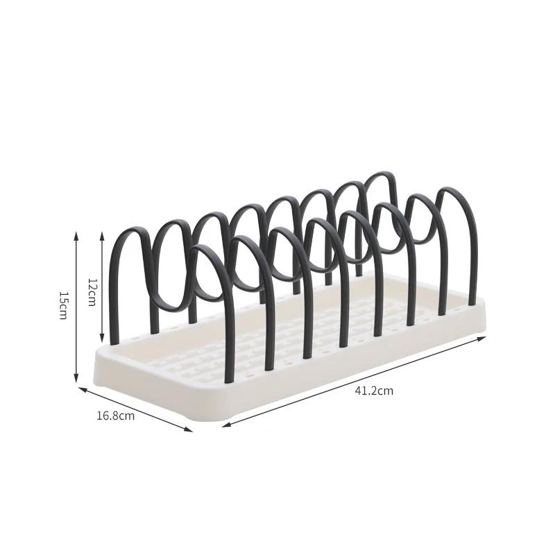 Kitchen Dish Drain Rack Multifunction Plastic Stand Rack Detachable Dinnerware Storage Organizer Household Kitchen Sundries Rack