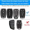 for Chevy Key Fob Cover with Anti-Loss Keychain,Transparent Soft TPU Key Case Shell Full Protection for Chevrolet Equinox Malibu Camaro Volt Bolt