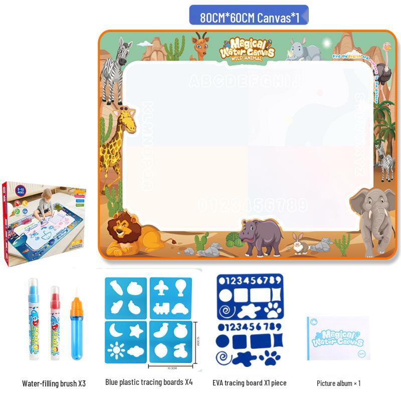 Ultra-Large Reusable Watercolor Canvas for Graffiti Painting and Water-Based Art