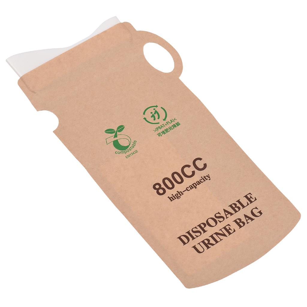 10pcs Emergency Disposable Urinal Bags Car Vomit Bag 800cc Camping Pee Bags Unisex Urine Bag for Travel Traffic Jam