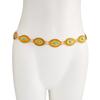 Y2K Adjustable Metal Belt Belly Chain for Women 2025 Trendy Jewelry Accessories Vintage Geometric Turquoise Body Chain