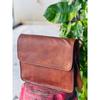 Men's CleanLeather Messenger Real Satchel Bag Genuine Laptop Brown Briefcase New