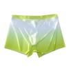 Soft Men Briefs Ultra-thin Mid Waist Ice Silk Summer Boxers