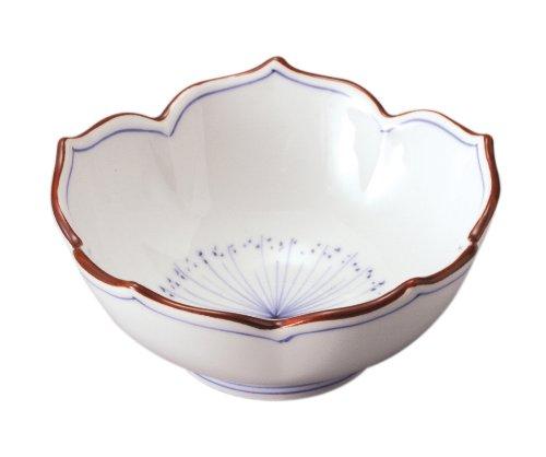 

Hasami Ware Q-06 517723 Korin Kiln Rin Flower Crest Bellflower Shaped Small Bowl