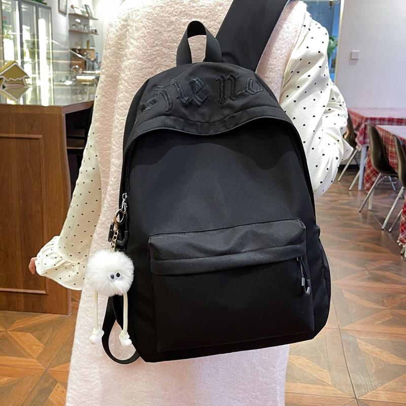 Schoolbag Schoolbag Girl Ins Cute Backpack Junior High School High School Students Large Capacity Class Bag Versatile Niche Backpack