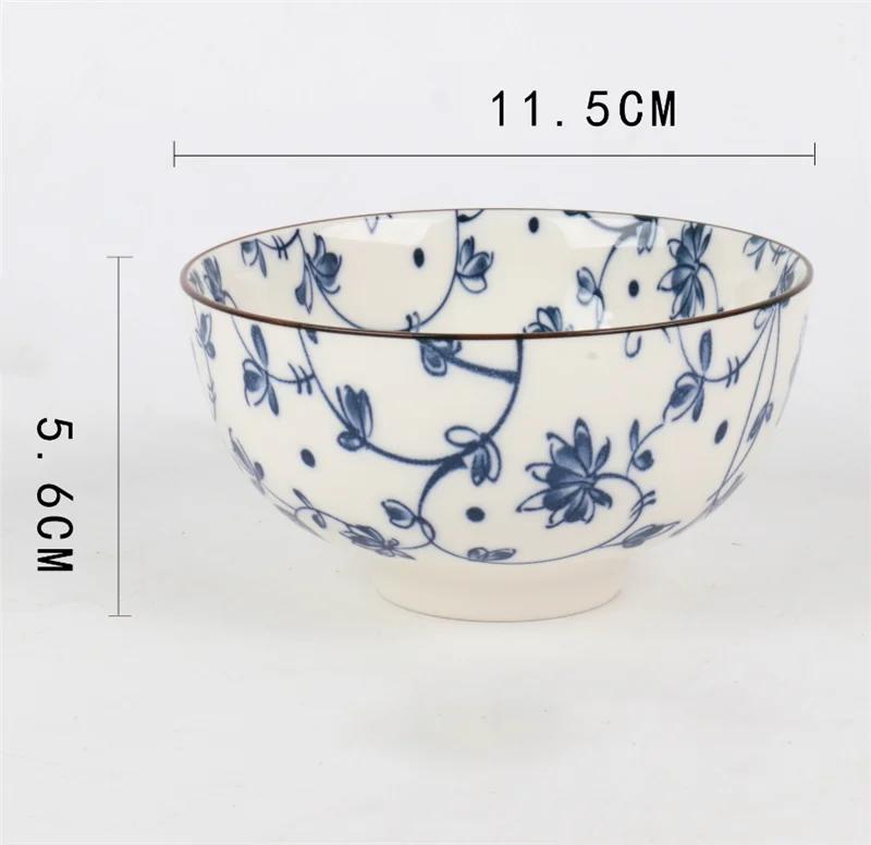 Japońska domowa ceramiczna miska na ryż miska na zupę z makaronem miska na deser Koreańska miska na lody kreatywna retro zastawa stołowa miski w kształcie kapelusza zero waste