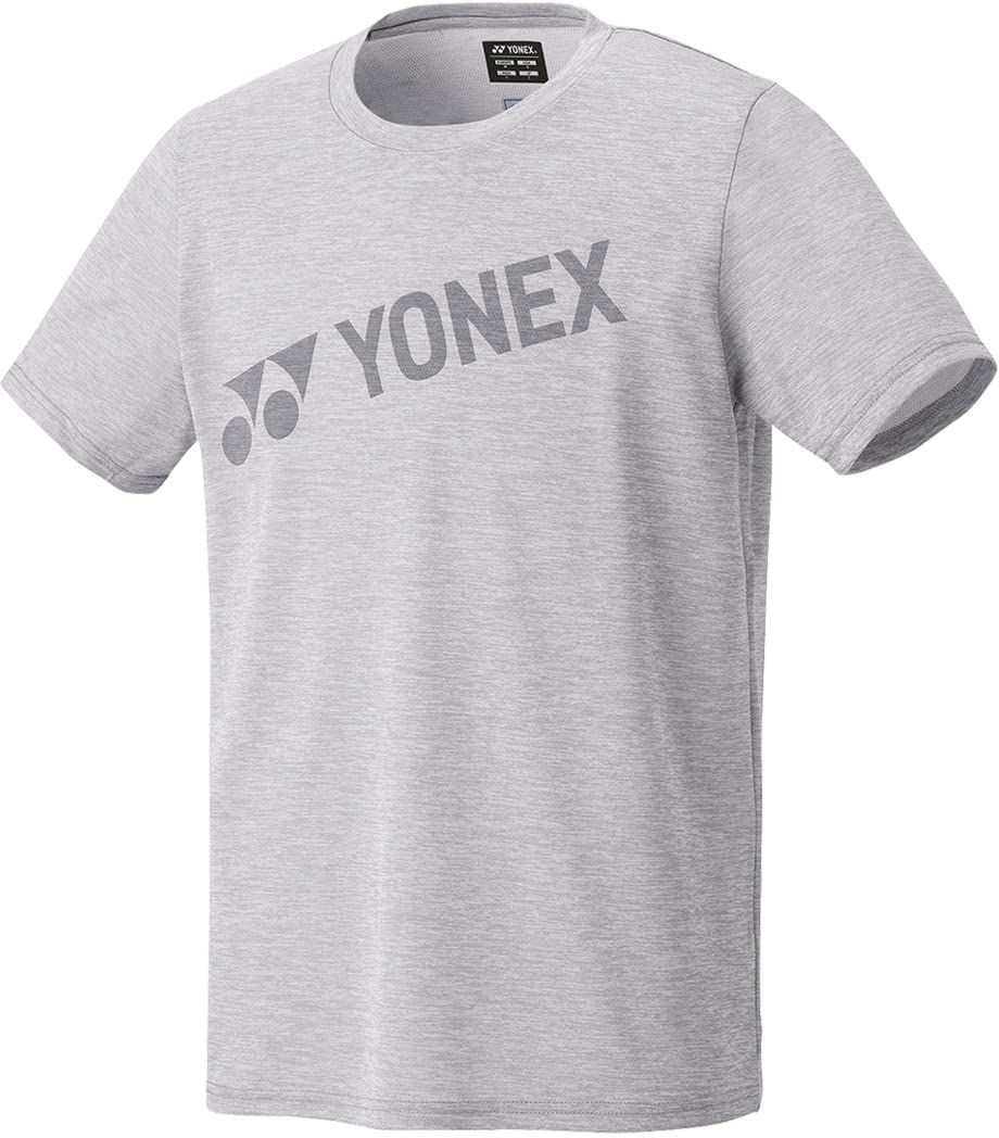 

Yonex Short Sleeve Dry Gray T-Shirt (Fit Style), (010)