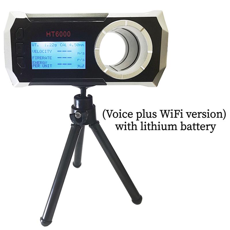 Ekran LCD Chronograf prędkości strzału pocisku Ekran strzelecki HT6000 Velometer Wiatrówka Paintball Gun Speed APP Inteligentny tester prędkości