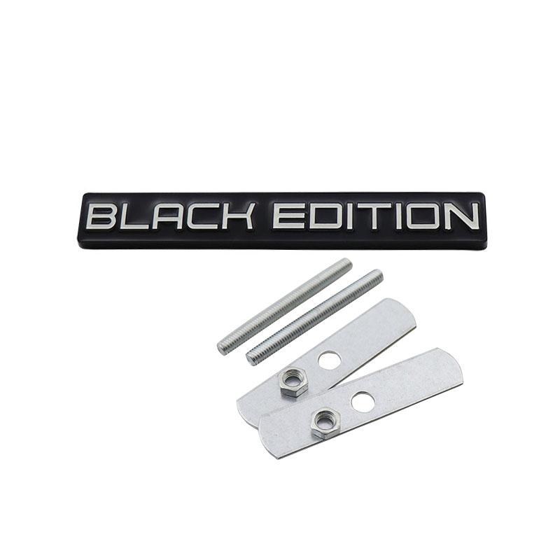 Car Styling Black Edition for Car Fender Side trunk Decal Emblem Badge Sticker