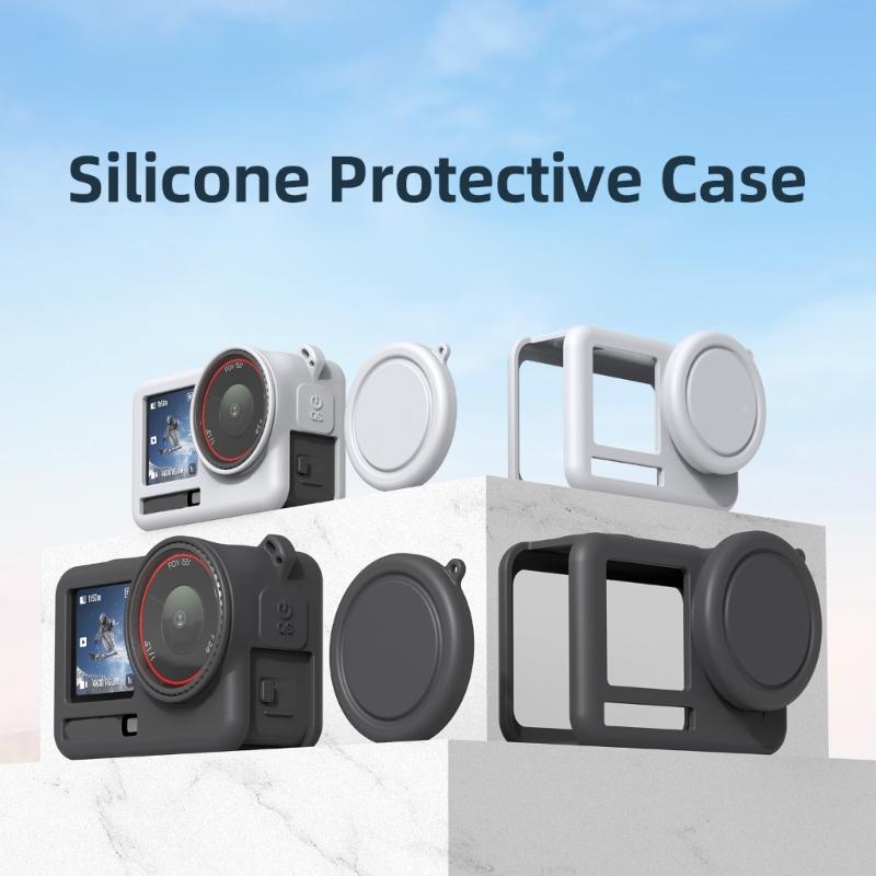Lightweight Camera Lens Protector Easy Installation Action 6 Degree Protective Housing Skin Sleeve Replacement for Action 6