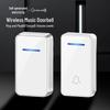 Wireless Self-Powered Long-Range Entry Doorbell for Elderly, Multi-Volume, No Battery Needed