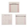 School Supplies Stationery Notebook Check List Month Planner Memo Pad Weekly Plan Daily Weekly