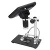 Digital Microscope 7in 1080P Video 100X with Adjustable Stand Lights for Soldering AD207 EU Plug 100 240V