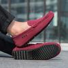 Fashion Men's Comfortable Versatile Leather Casual Shoes Anti Slip Flats Bottom Business Office Shoes Fashionable Simple Leather Loafers