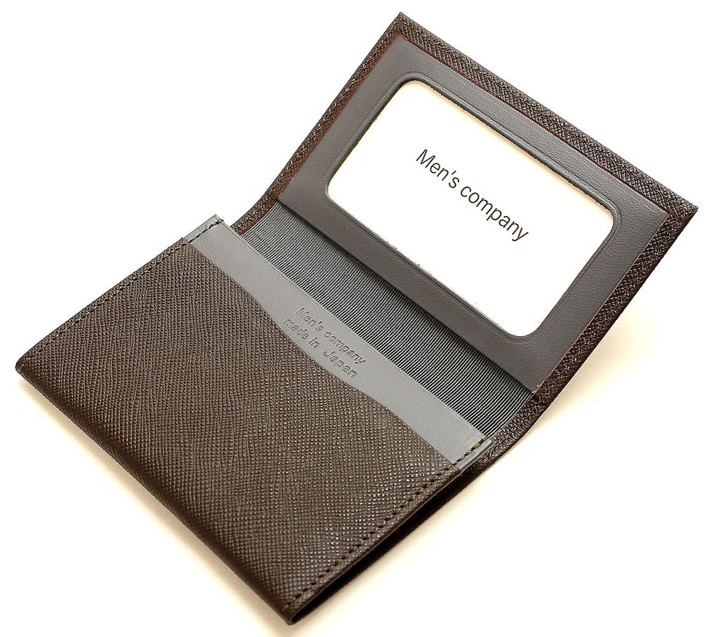 Commuter Pass Square Pass Thin Card Made In Japan [Men's Company] Case, Texture, Case, Holder, (Chocolate Brown)