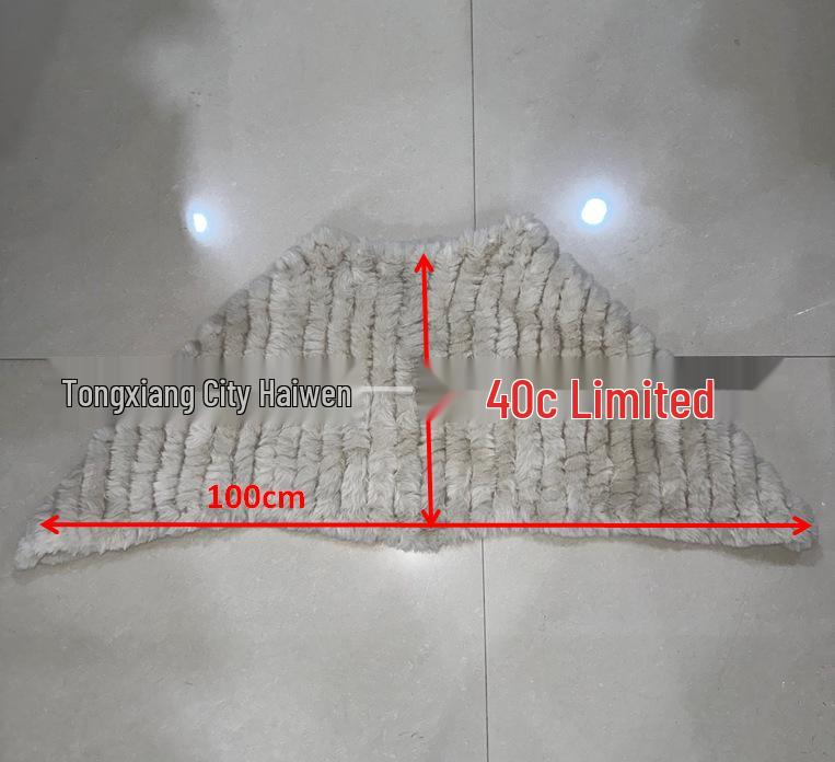 Eco-Friendly Women's Faux Fur Warm Cape Shawl