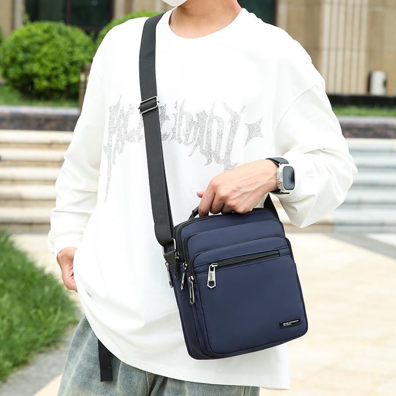 Men's Bag Oxford Cloth Bag Trendy Lightweight Waterproof One-shoulder Crossbody Bag Handbag
