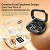 Xiaomi 2-in-1 True Wireless In-ear Earphones Bluetooth Digital Earplug 9D Stereo 0 Delayed Game Couple Birthday Gift HD Call Headphones