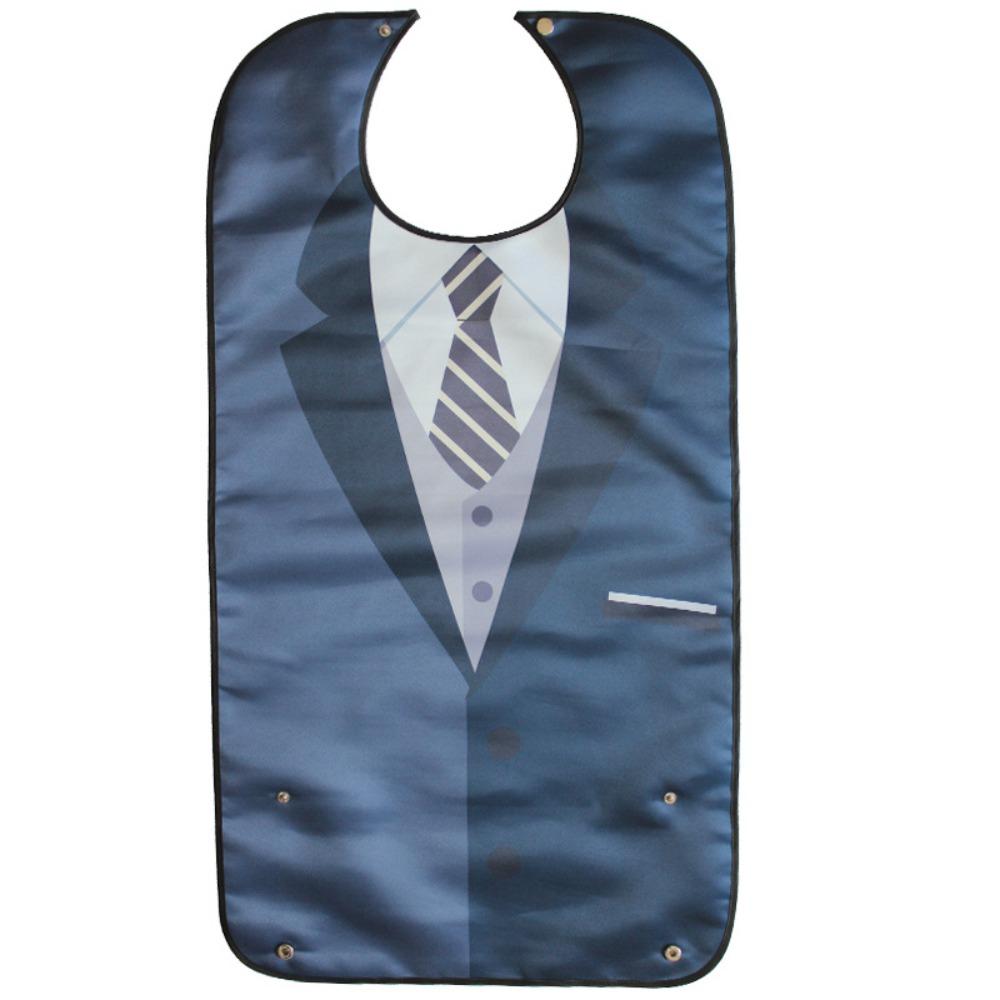 Waterproof Business Suit Gentleman Adult Bib Soft Saliva Towel  Elderly Care