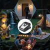 Outdoor Solar Motion Lights USB Auto On/Off Clip Lamp Waterproof 4 Modes RV Solar Lights Camp Outdoor Motion Sensor Clip Lights