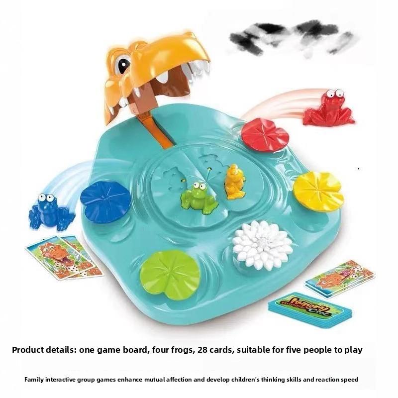 Hungry Croc Chomp Interactive Family Game With Plastic Materials For Kids Cognitive And Motor Skills Development