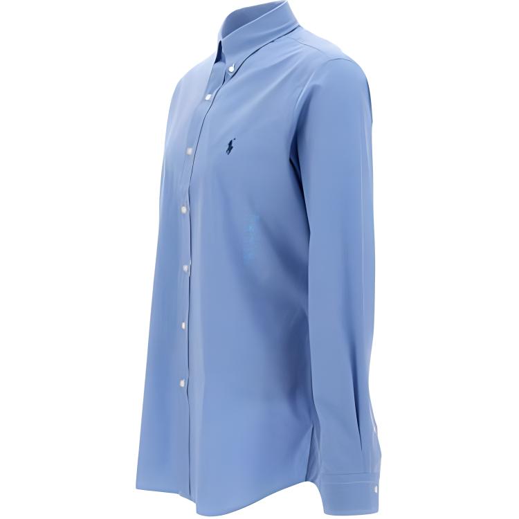 Polo Ralph Lauren Logo Button-Down Long Sleeve Shirt Men shirts Blue 710928255-003