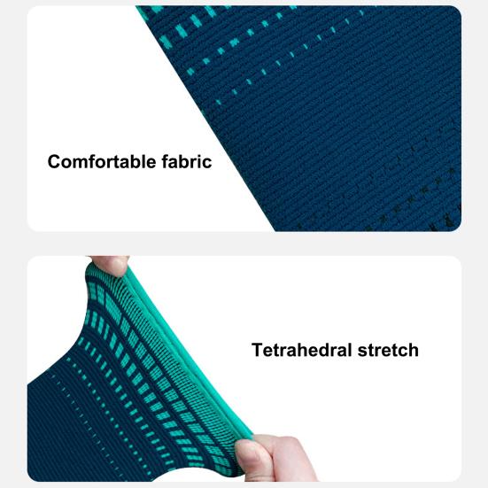 Sports Wristband Compression Protective Nylon Knit Assistance Sweat Bands for Basketball Volleyball Fitness Weight Lifting