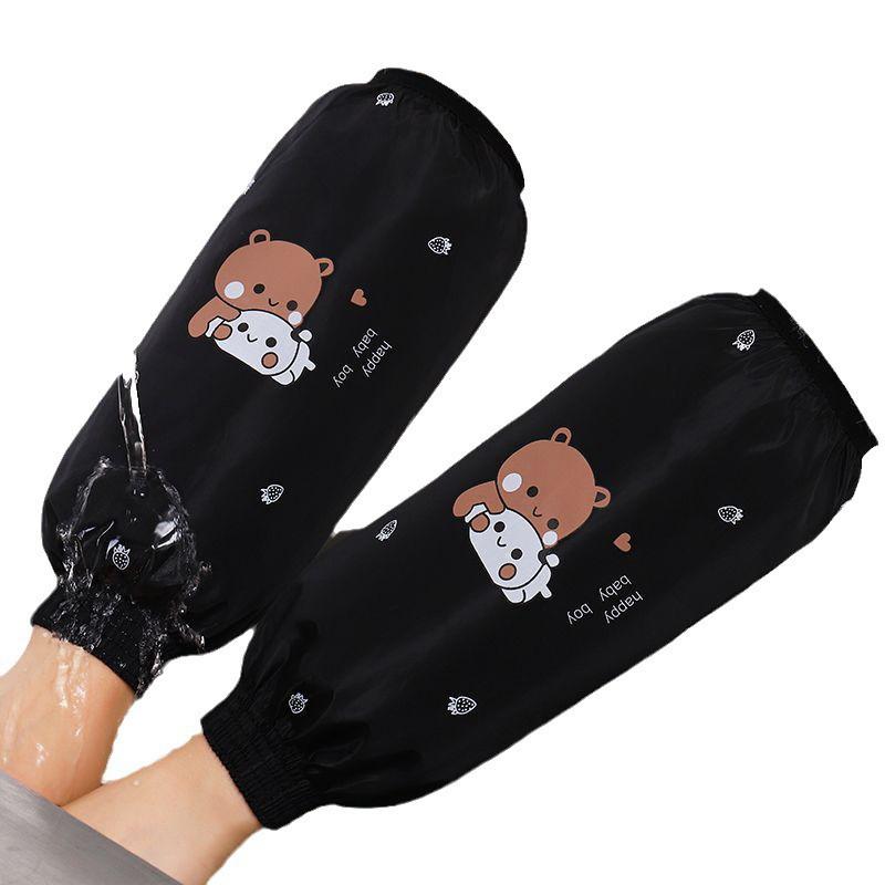 1 para rękawów ochronnych przeciw zabrudzeniom, wodoodporny, wzór z kreskówki, odporny na zabrudzenia, mankiety ochronne, rękawy na ręce odporne na brud