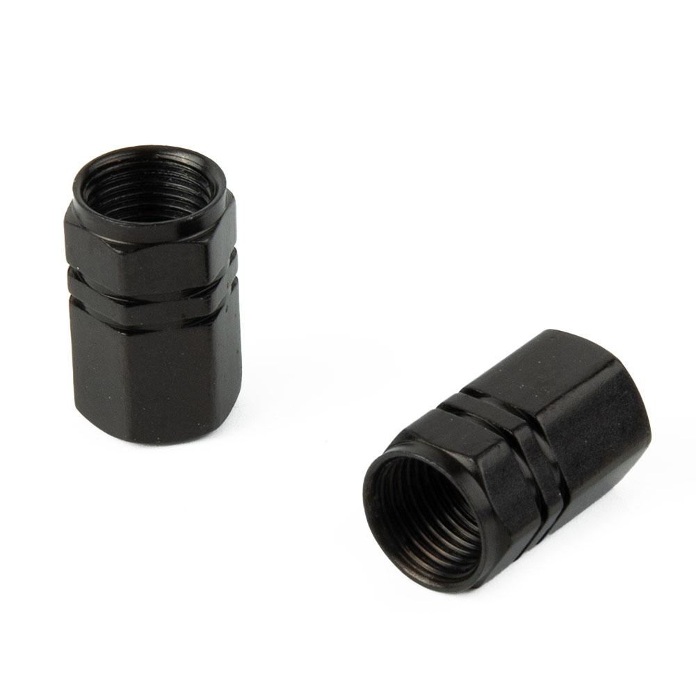 4pcs Tire Valve Black Aluminum Rims Stem Tyre Cover