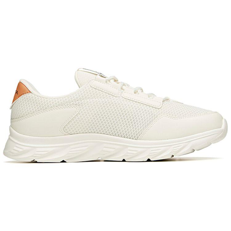Anta Running Series Shock Absorbing Durable Low Top Casual Shoes Men sneakers Ivory-White 912115584-5