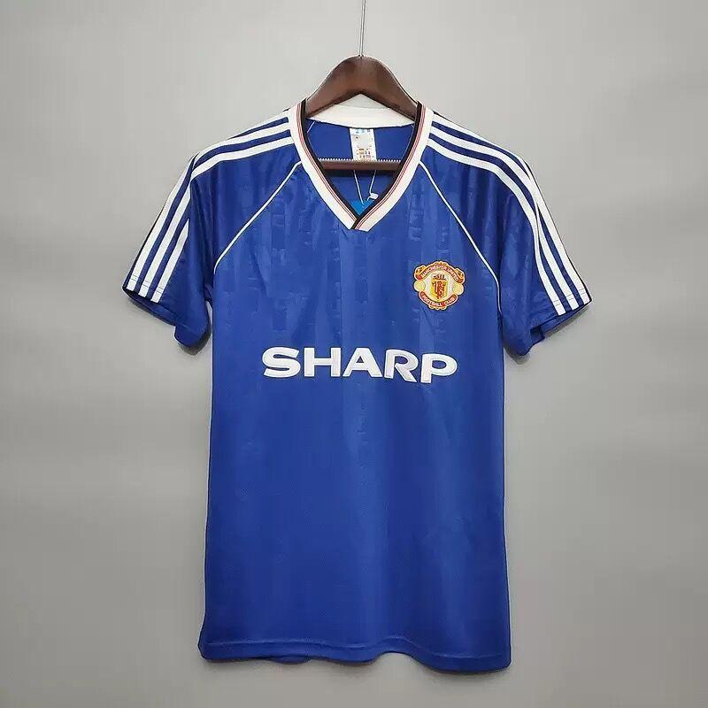 Source: Retro football uniform: Brazil-Real Madrid-Manchester United nostalgic version short-sleeved jersey
