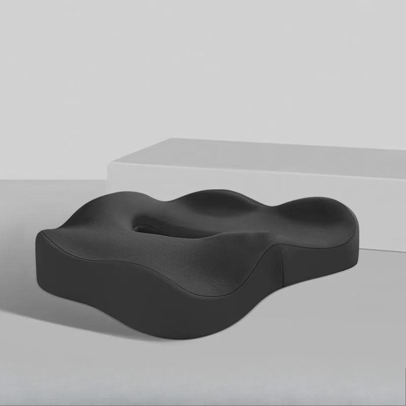 Ergonomic Sponge Coccyx Cushion, Breathable Summer Car Seat Pad, Modern Design with Texture,Soft Support,Suitable for Office