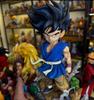 New JG studio 25cm Dragon Ball GT Son Goku Figure Super Saiyan Goku Double-head Figure PVC Statue Collection Model Toys Gift