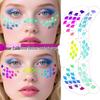 Holographic Waterproof Temporary Freckle and Star Stickers