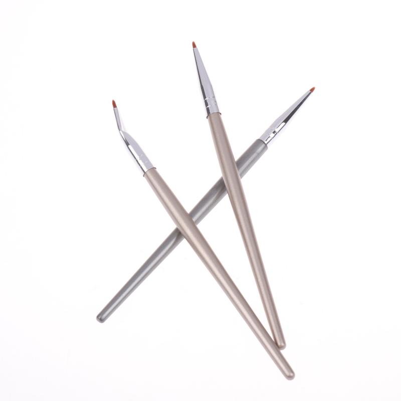 1/2Pcs Ultra Fine Eyeliner Brush Angled Bent Tip Detail Eye Liner Brush Under The Eyes Place Precise Detail Concealer Brush