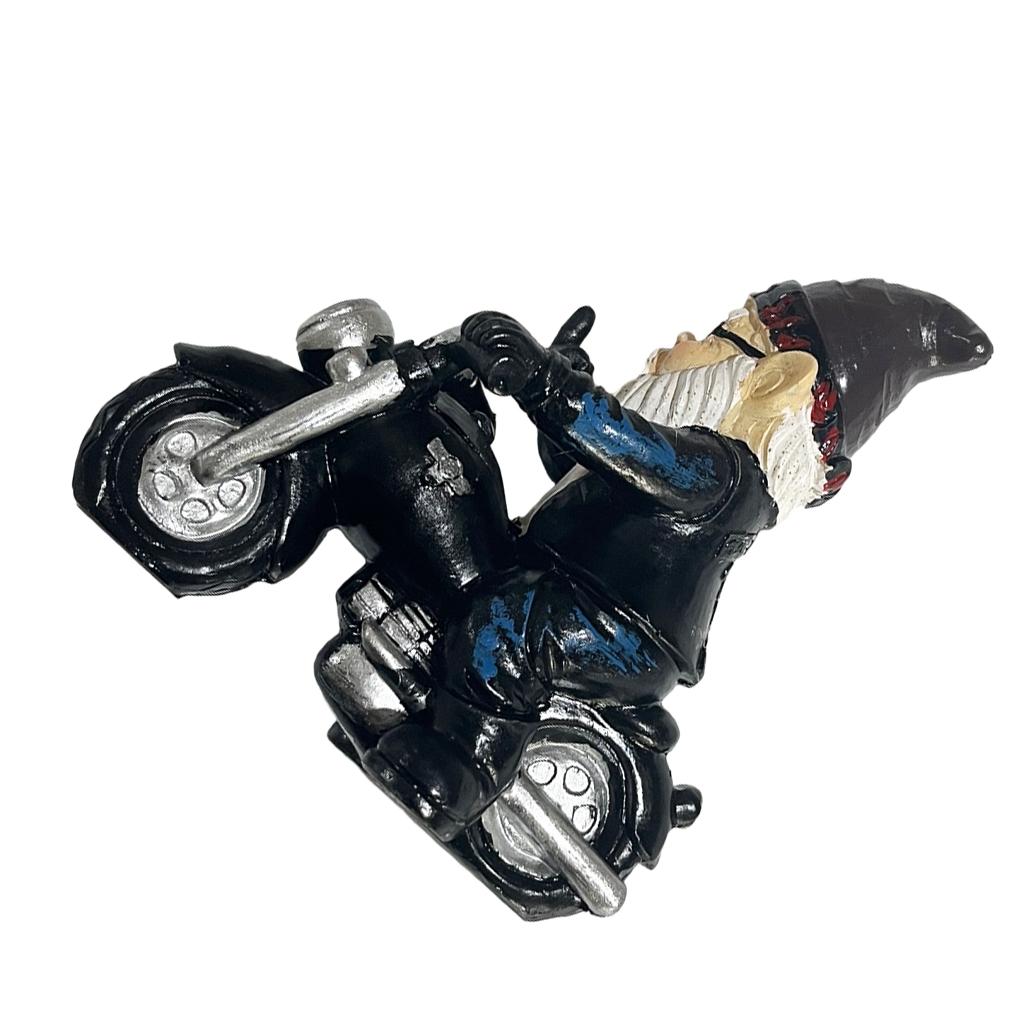 

Motorcycle Sculpture Garden Resin Statue Ornament Realistic Figure Outdoor Art Decoration