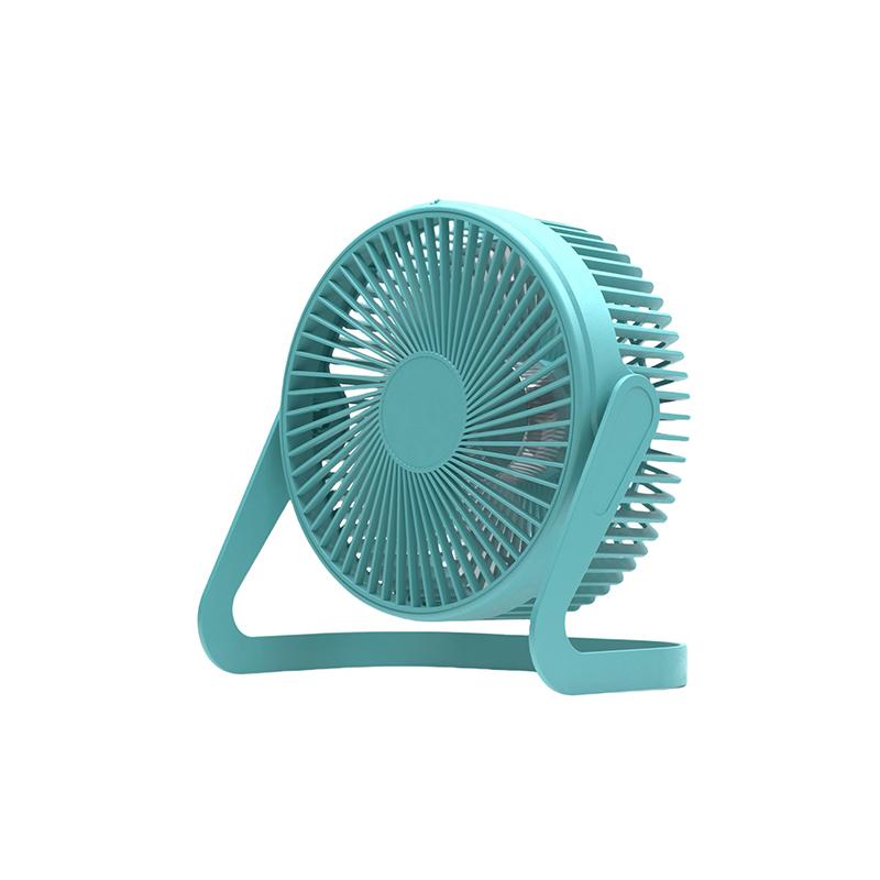 1 Piece 5 Inches Small Desk Cooling Usb Power Portable Fan Super Mute Cooler 360 Degree Rotation Fan For Home Mini Desktop Fan