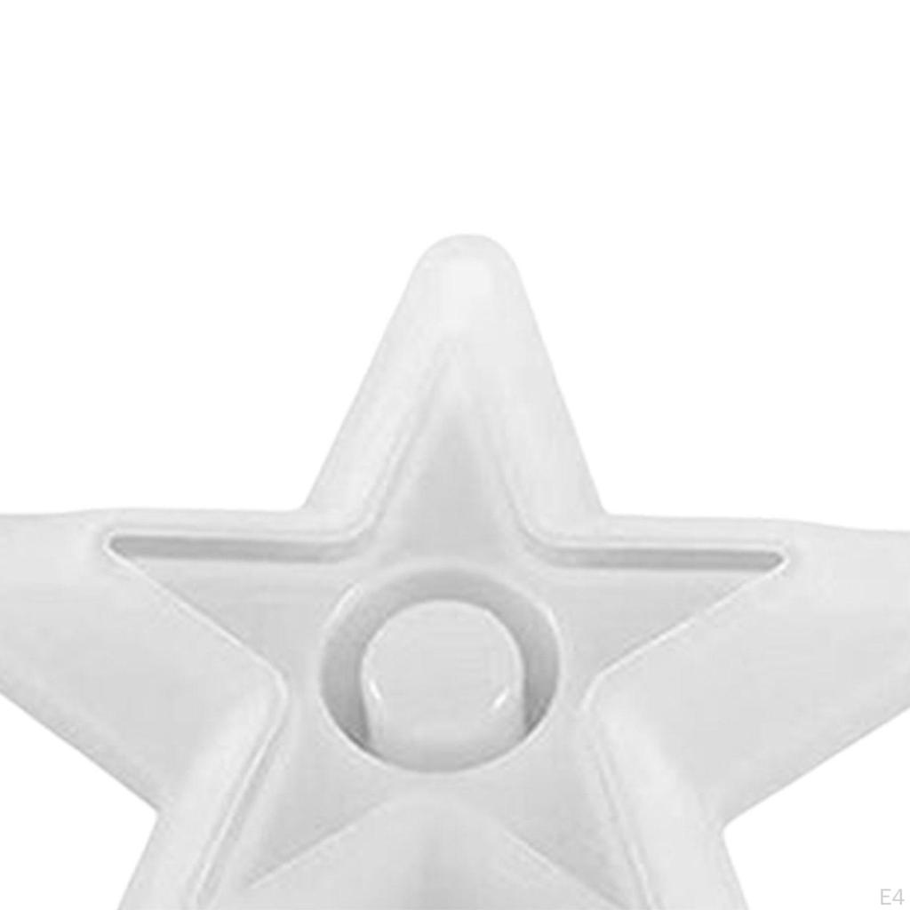 Telys-lysestakemodell, harpiksmodell Dekorativ Slitesterk håndlaget sylinder