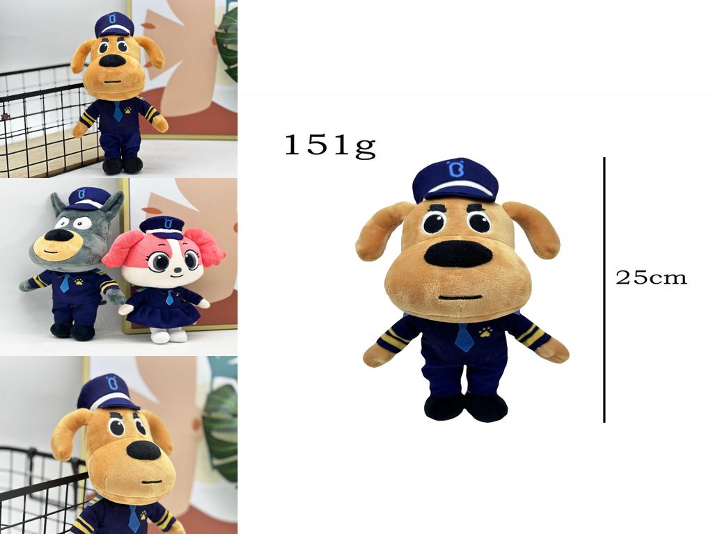 Sheriff Labrador Kuscheltier Niedliches Cartoon Hundespielzeug Für Alle Altersgruppen