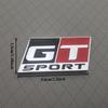 1pc 3D Metal GT SPORT Car Sider Fender Logo Sticker Car Rear Trunk Emblem Badge Sticker Car Body Styling Decoration Accessories Universal Fit