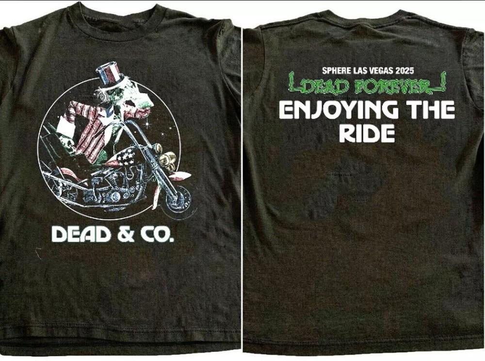 

Dead And Company Enjoying The Ride Sphere 2025 2 Side Black Unisex Shirt Unisex T-Shirt S