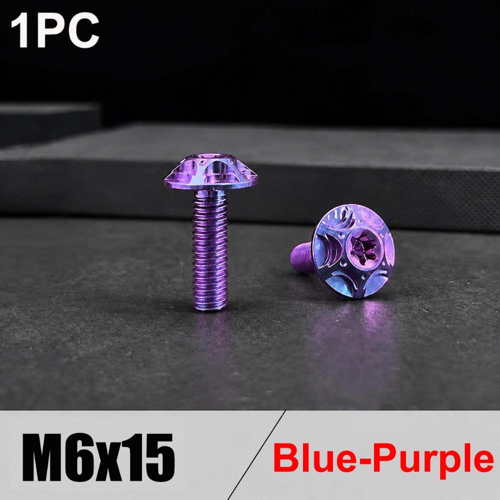 M5/M6 x 15mm Titanschrauben Titan Dekorationsschrauben Langlebige Motorradschraube