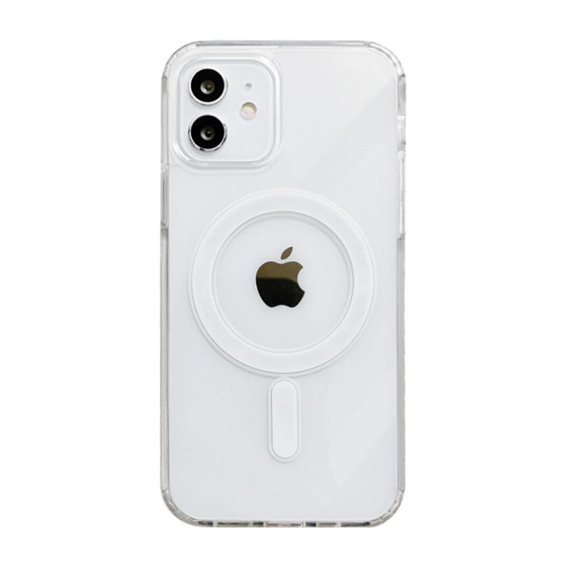 Applicable To Apple 16 ProMax Transparent Magnetic Phone Case IPhone 15 Original High-end 14 Drop Protection Case